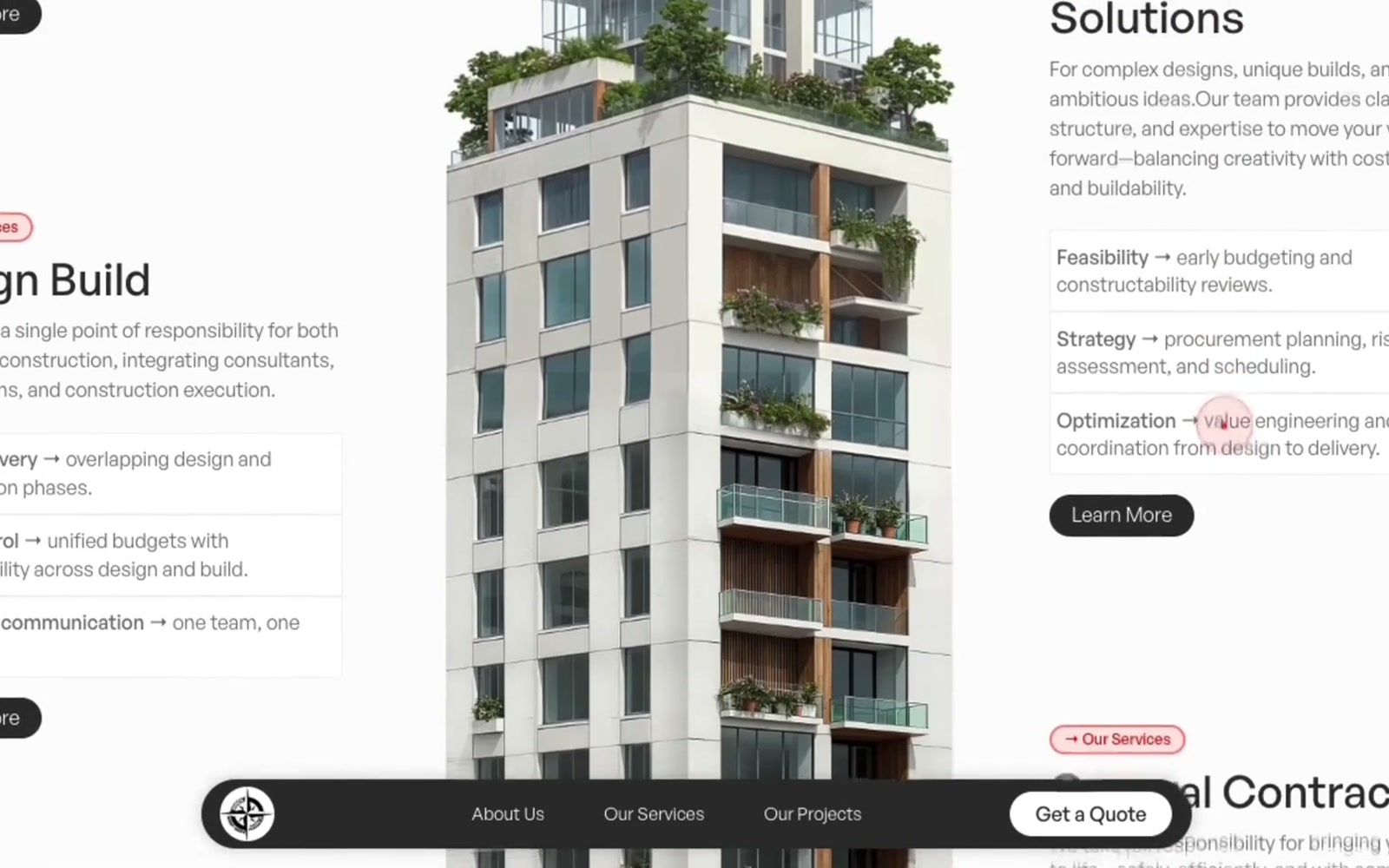 Completed Azimuth Builders rooftop tower visualization